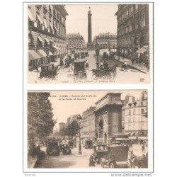 2 tarjetas postales  diferentes de paris