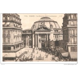 Tarjeta postal de paris la borsa du commerce