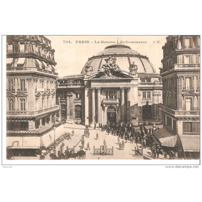 Tarjeta postal de paris la borsa du commerce Tarjeta postal de paris la borsa du commerce