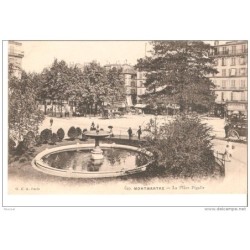 Tarjeta postal de paris montmartre