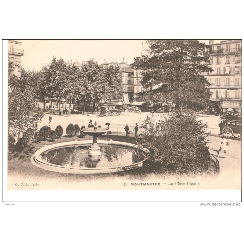 Tarjeta postal de paris montmartre Tarjeta postal de paris montmartre