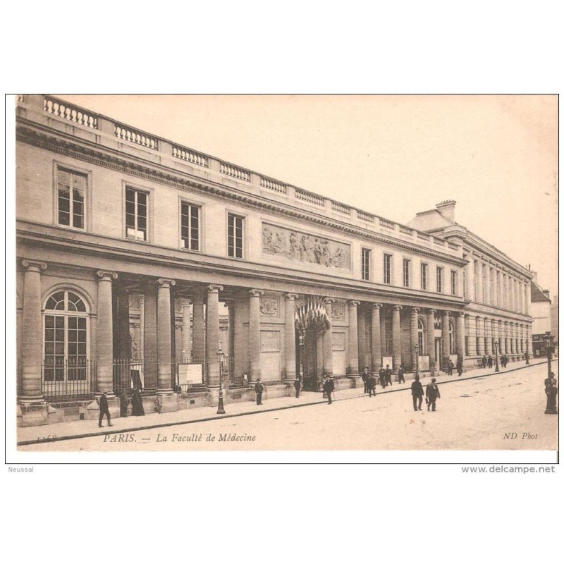 Tarjeta postal de paris facultad de medicina