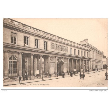 Tarjeta postal de paris facultad de medicina