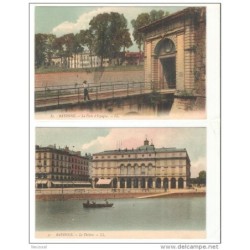 2 tarjetas postales de bayonne