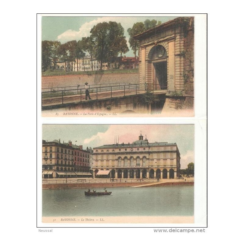 2 tarjetas postales de bayonne 2 tarjetas postales de bayonne
