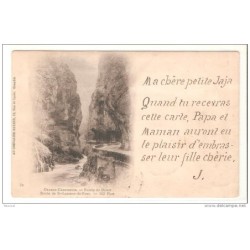 Tarjeta postal de st laurent circulada