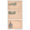3 tarjetas  postales  de paris 1900