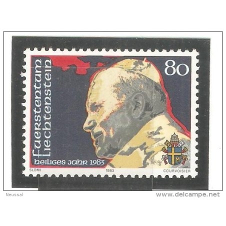 Sello de liechenstein 771