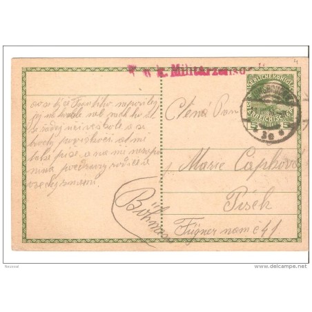 Tarjeta postal sin clasifcar