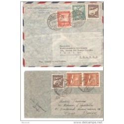2 cartas de chile 1946