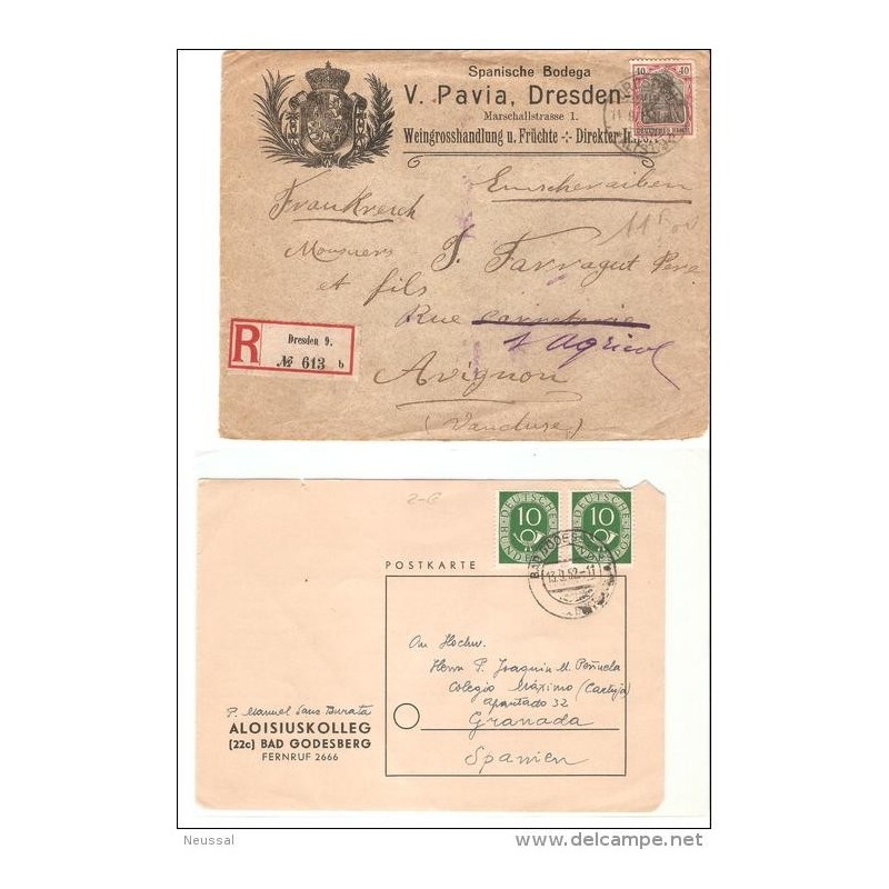 Frontal de alemania tarjeta postal alemana Frontal de alemania tarjeta postal alemana