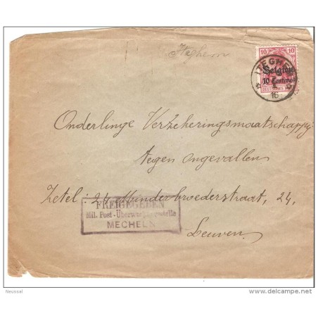 Carta de alemania 1916