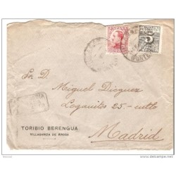 Carta de españa matasello pontevedra