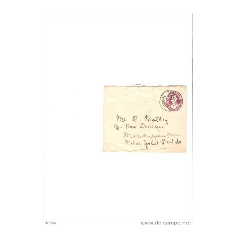Carta india 1934 Carta india 1934