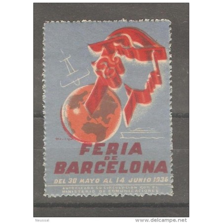 Viñeta de feria de barcelona 1936