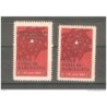 2 viñetas iguales una con sobrecarga y la otra no1964