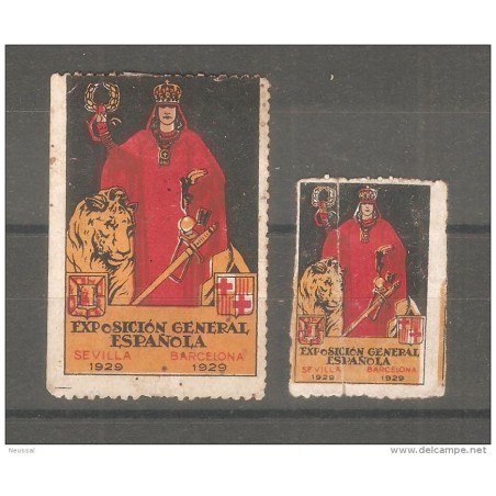 2 viñetas una grande y otra pequeña 1929