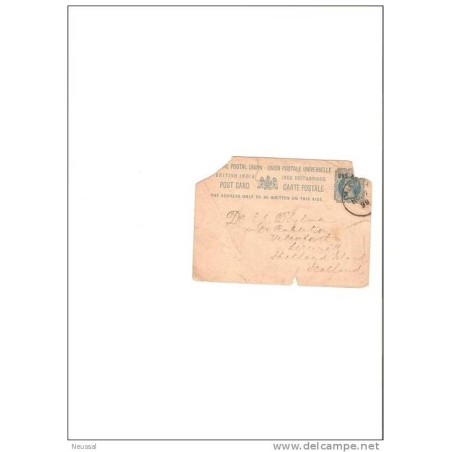 Tarjeta postal deteriorada india