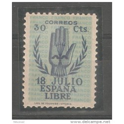 Sello n 853t  alzamiento nacional