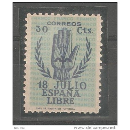 Sello n 853t  alzamiento nacional