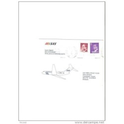 Carta de 1988 aerea con cuño de torremolinos