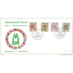 Carta de alemania de juegos marionetas de 1971