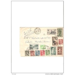 Carta de francia 1950