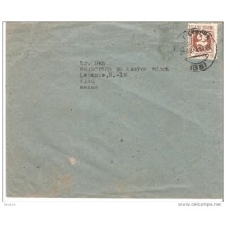 Carta con matasello de pontevedra