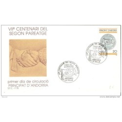 Carta de 1988 centenari del segon paratge