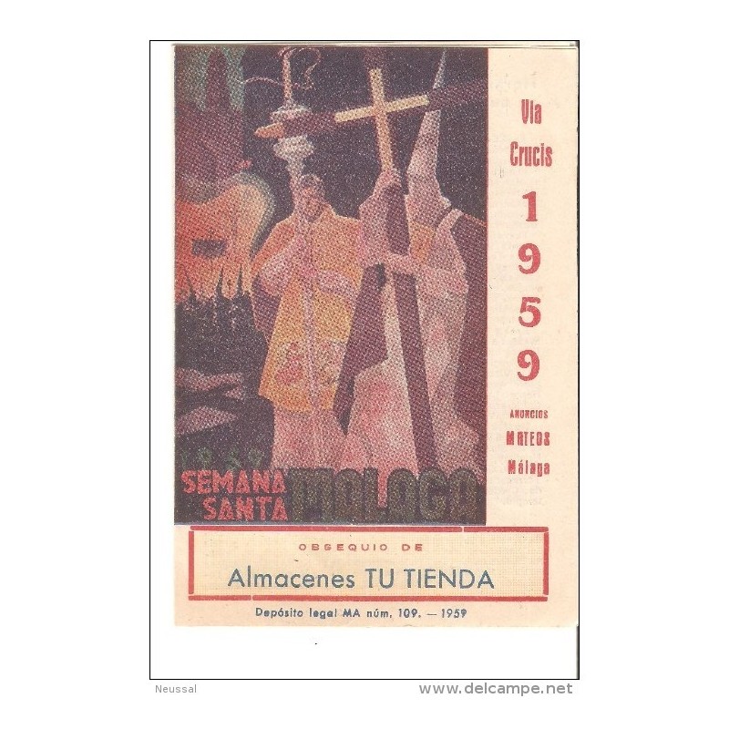 Papel de via crucis de 1959 Papel de via crucis de 1959
