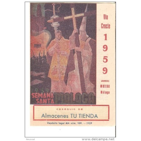 Papel de via crucis de 1959