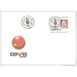 Sobre entero postal de 1987