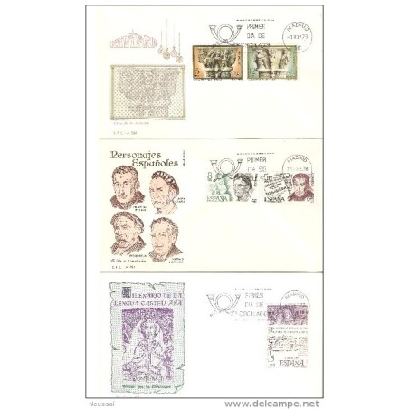 7sobres de primer dia diferentes años 77 y 78