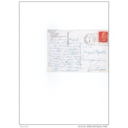 Tarjeta postal con matasello  san sebastian