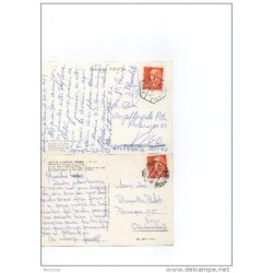 2 tarjeta postal con matasello  tenerife