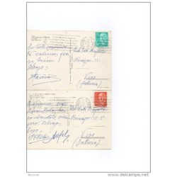 2 tarjeta postal con matasello  bilbao