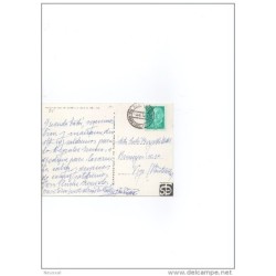 Tarjeta postal con matasello  avila