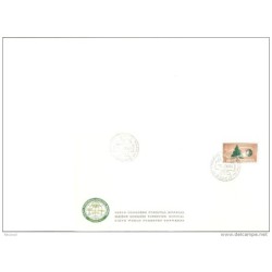 Carta con matasello commemorativo congreso forestal madrid 66