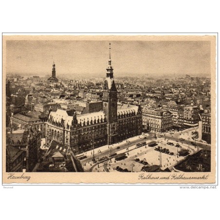 Tarjeta postal  de alemania hamburgo2