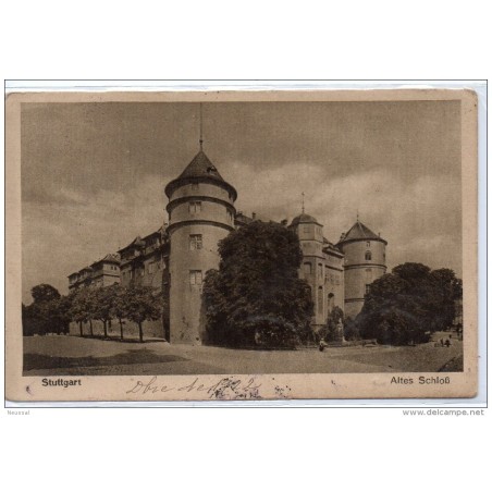 Tarjeta postal  de alemania stuttgart