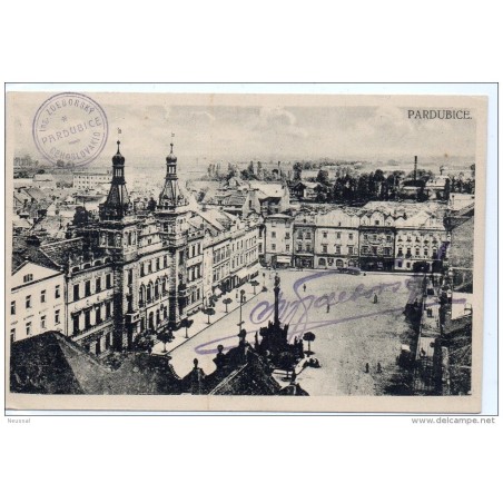 Tarjeta postal de checoslovaquia pardubice