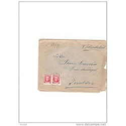 Carta con cuño 1935 medina del campo