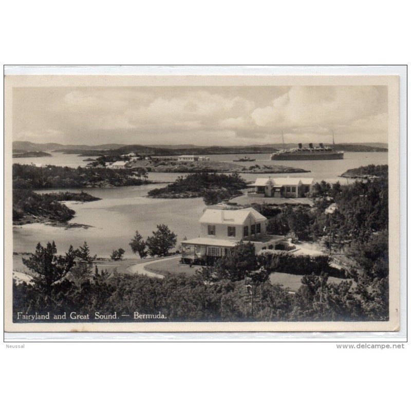 Tarjeta postal de bermuda Tarjeta postal de bermuda