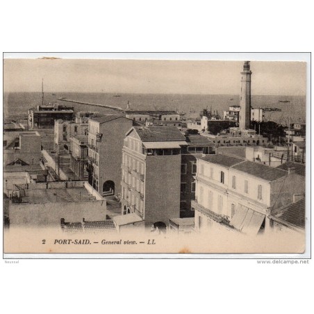 Tarjeta postal de port said general view