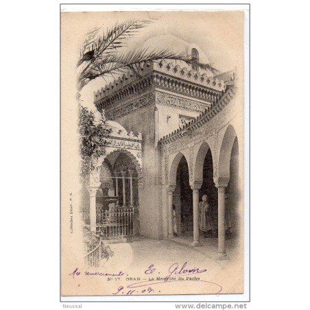 Tarjeta postal de oran circulada