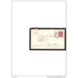 Carta con cuño 1934 valladolid