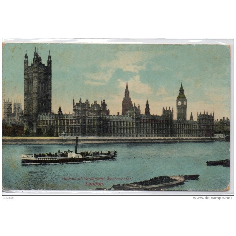 Tarjeta postal de londres parliament Tarjeta postal de londres parliament