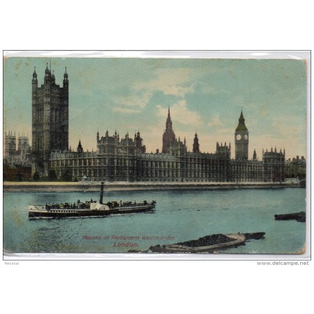 Tarjeta postal de londres parliament