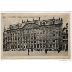 Tarjeta postal de belgica bruxelles circulada 1922