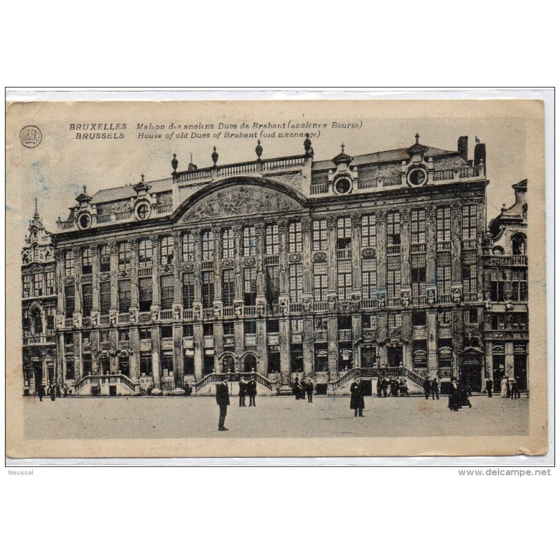 Tarjeta postal de belgica bruxelles circulada 1922 Tarjeta postal de belgica bruxelles circulada 1922